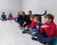 Dogoterapia w klasie 3b
