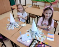 Wielkanocne zajęcia kreatywne w klasie 1a
