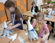 Wielkanocne zajęcia kreatywne w klasie 1a